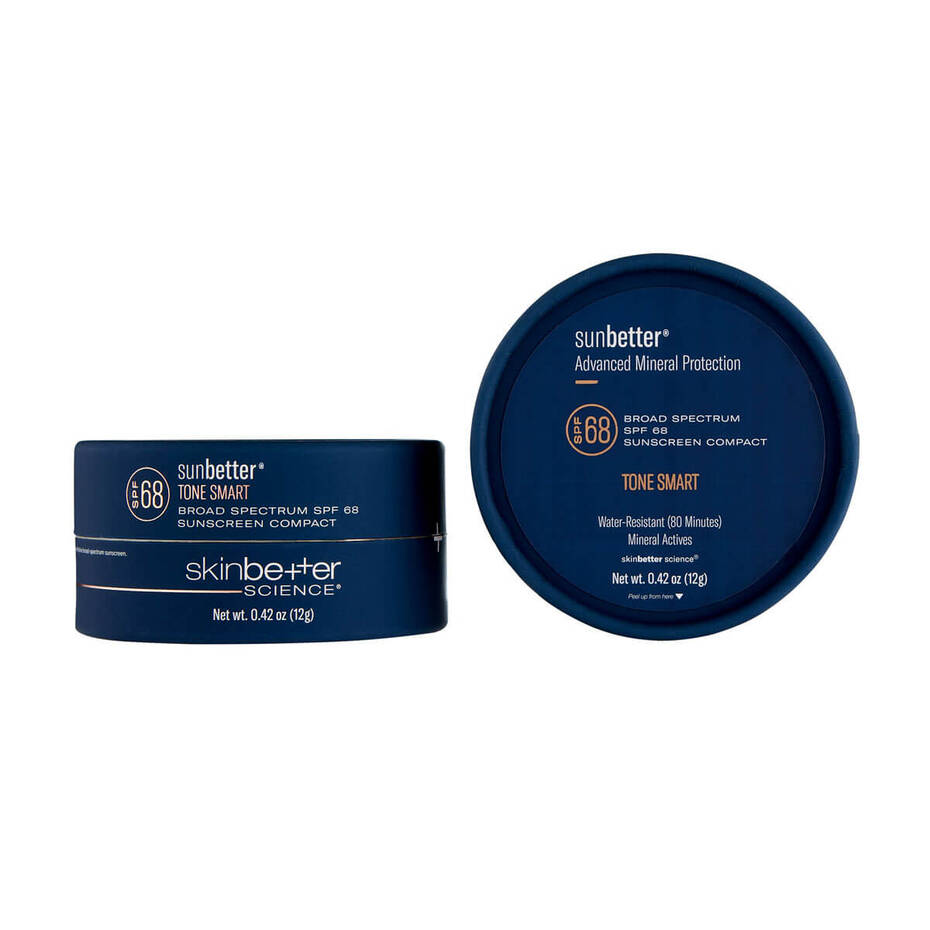 SunBetter Tone Smart Broad Spectrum SPF 68 Sunscreen Compact