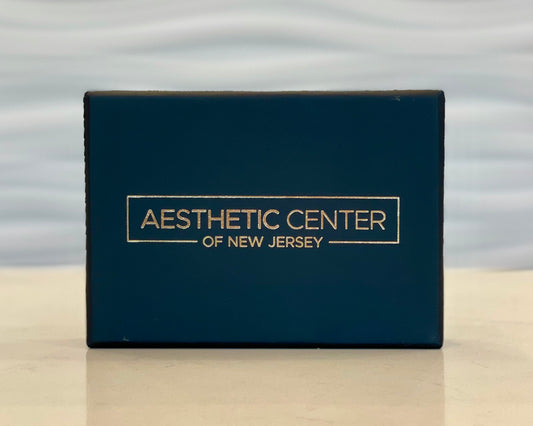 Aesthetic Center of New Jersey gift card box.